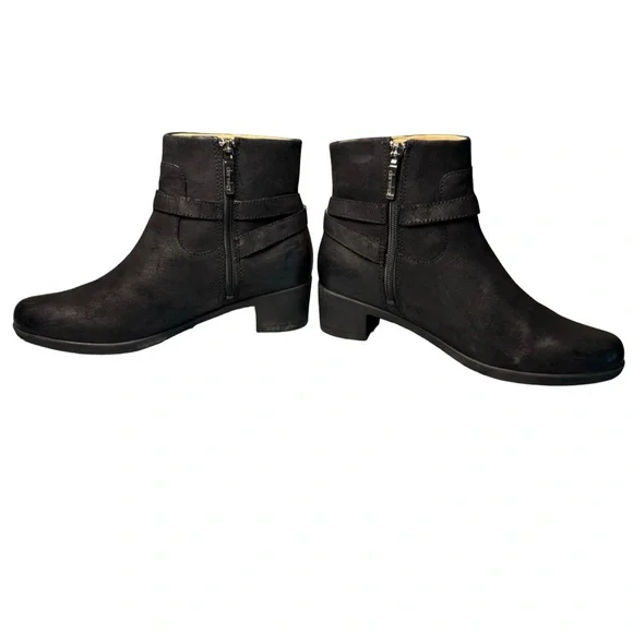 Dansko Black Leather Ankle Boots Size 39 - Picture 4 of 8